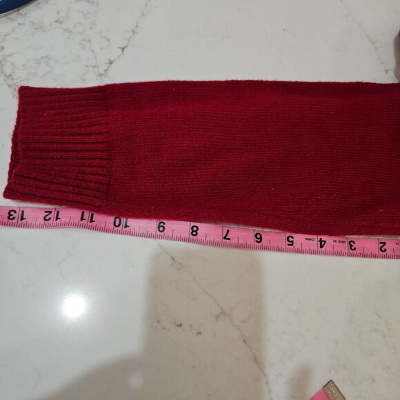 Gilly Hicks Sydney Red Cardigan Sz Small Letter Sweater Button-Up Preppy - Picture 10 of 12